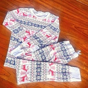 GAP Kids Reindeer PJ Set Kids size 14